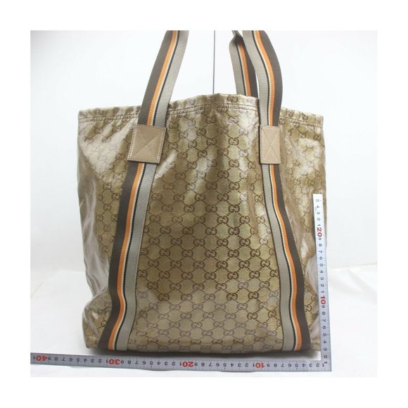 Gucci Tote Bag Gold PVC - Picture 3 of 11